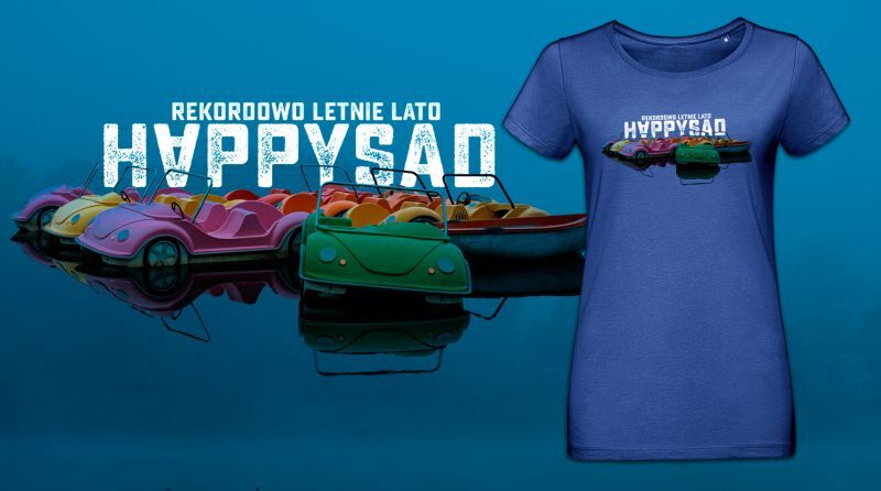 Happysad - koszulka damska - Rekordowo Letnie Lato