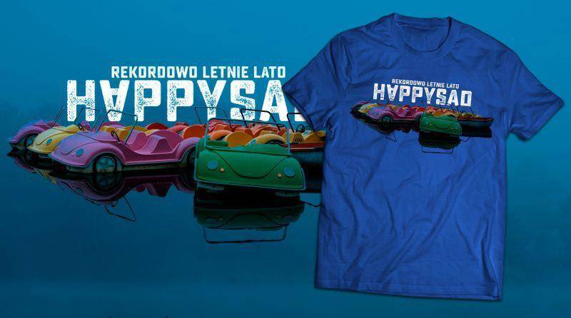Happysad - koszulka męska - Rekordowo Letnie Lato