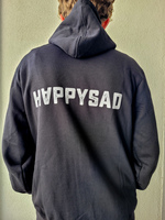 HAPPYSAD   Logo - bluza z suwakiem
